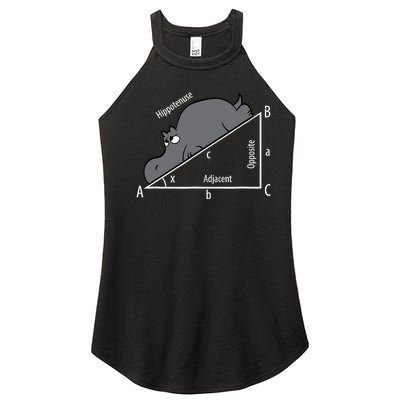 Funny Math Humor Hippotenuse Hypotenuse Funny Women's Perfect Tri Rocker Tank