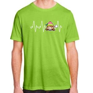 Family Matching Heartbeat Nurse Elf Holiday Christmas Gift Adult ChromaSoft Performance T-Shirt