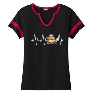 Family Matching Heartbeat Nurse Elf Holiday Christmas Gift Ladies Halftime Notch Neck Tee