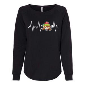 Family Matching Heartbeat Nurse Elf Holiday Christmas Gift Womens California Wash Sweatshirt