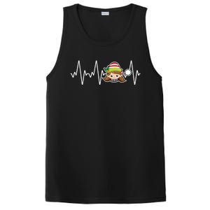 Family Matching Heartbeat Nurse Elf Holiday Christmas Gift PosiCharge Competitor Tank