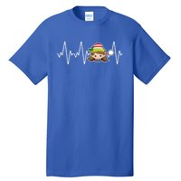 Family Matching Heartbeat Nurse Elf Holiday Christmas Gift Tall T-Shirt