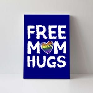 Free Mom Hugs Lgbtq Pride Month Proud Ally Mom Gift Canvas