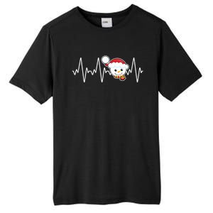 Family Matching Heartbeat Nurse Snow Holiday Christmas Great Gift Tall Fusion ChromaSoft Performance T-Shirt