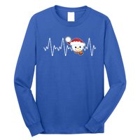 Family Matching Heartbeat Nurse Snow Holiday Christmas Great Gift Long Sleeve Shirt