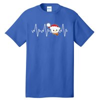 Family Matching Heartbeat Nurse Snow Holiday Christmas Great Gift Tall T-Shirt