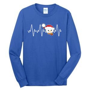 Family Matching Heartbeat Nurse Snow Holiday Christmas Great Gift Tall Long Sleeve T-Shirt