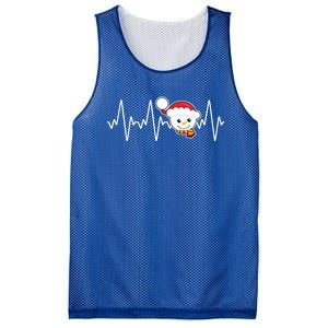 Family Matching Heartbeat Nurse Snow Holiday Christmas Great Gift Mesh Reversible Basketball Jersey Tank