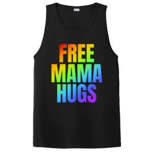 Free Mama Hugs Lgbt Pride Month Colorful Rainbow Lgbtq Mom Gift PosiCharge Competitor Tank