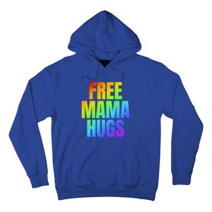 Free Mama Hugs Lgbt Pride Month Colorful Rainbow Lgbtq Mom Gift Hoodie