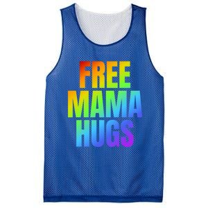 Free Mama Hugs Lgbt Pride Month Colorful Rainbow Lgbtq Mom Gift Mesh Reversible Basketball Jersey Tank