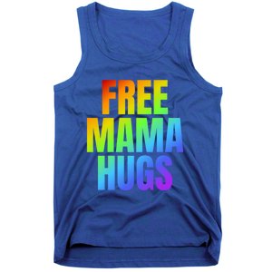 Free Mama Hugs Lgbt Pride Month Colorful Rainbow Lgbtq Mom Gift Tank Top