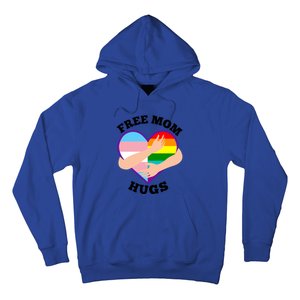 Free Mom Hugs Rainbow And Flag Heart Pride Lgbtq Great Gift Hoodie