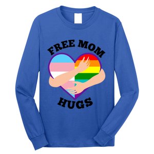 Free Mom Hugs Rainbow And Flag Heart Pride Lgbtq Great Gift Long Sleeve Shirt