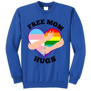 Free Mom Hugs Rainbow And Flag Heart Pride Lgbtq Great Gift Sweatshirt