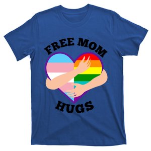 Free Mom Hugs Rainbow And Flag Heart Pride Lgbtq Great Gift T-Shirt