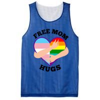 Free Mom Hugs Rainbow And Flag Heart Pride Lgbtq Great Gift Mesh Reversible Basketball Jersey Tank