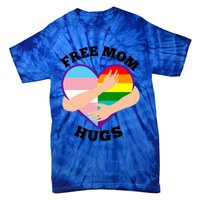 Free Mom Hugs Rainbow And Flag Heart Pride Lgbtq Great Gift Tie-Dye T-Shirt