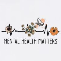 Floral Mental Health Adult and  Mental Health Awareness  Bucket Hat