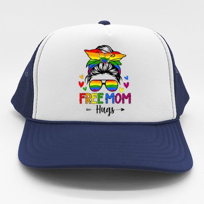 Free Mom Hugs Free Mom Hugs Inclusive Pride LGBTQIA Trucker Hat