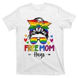 Free Mom Hugs Free Mom Hugs Inclusive Pride LGBTQIA T-Shirt