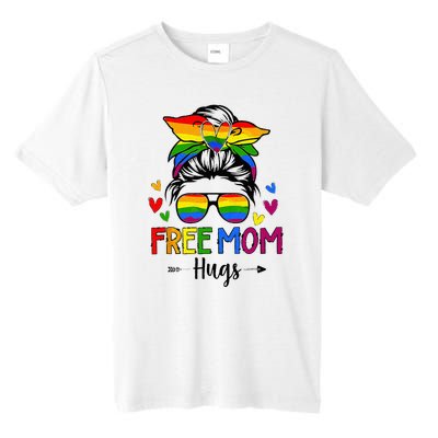 Free Mom Hugs Free Mom Hugs Inclusive Pride LGBTQIA Tall Fusion ChromaSoft Performance T-Shirt