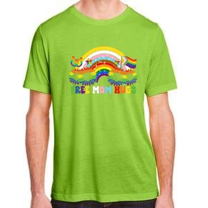 Free Mom Hugs Rainbow Lgbt Lesbian Pride Meaningful Gift Adult ChromaSoft Performance T-Shirt