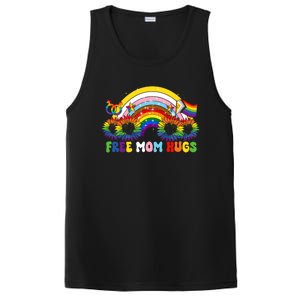 Free Mom Hugs Rainbow Lgbt Lesbian Pride Meaningful Gift PosiCharge Competitor Tank