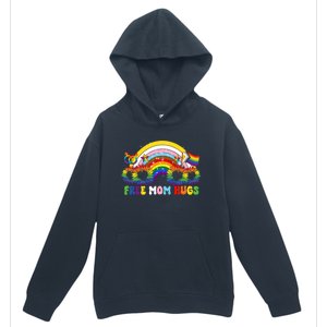 Free Mom Hugs Rainbow Lgbt Lesbian Pride Meaningful Gift Urban Pullover Hoodie