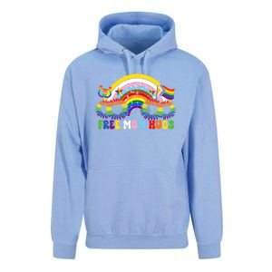 Free Mom Hugs Rainbow Lgbt Lesbian Pride Meaningful Gift Unisex Surf Hoodie