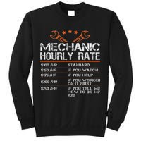 Funny Mechanic Hourly Rate Auto Car Mechanic Labor Rates Sweatshirt