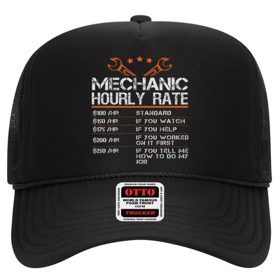 Funny Mechanic Hourly Rate Auto Car Mechanic Labor Rates Hat