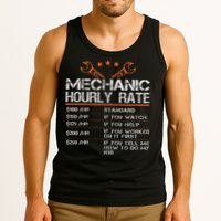 Funny Mechanic Hourly Rate Auto Car Mechanic Labor Rates Tank Top