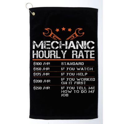 Funny Mechanic Hourly Rate Auto Car Mechanic Labor Rates Golf Towel