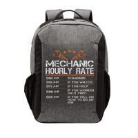 Funny Mechanic Hourly Rate Auto Car Mechanic Labor Rates Vector Backpack