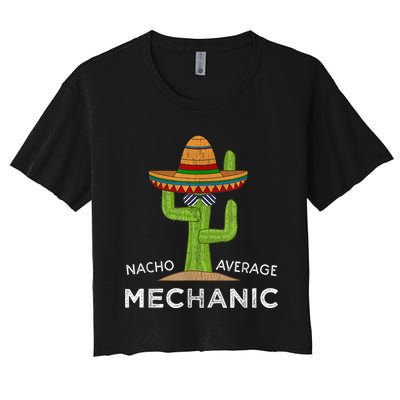 Funny Mechanic Humor Saying Women's Crop Top Tee