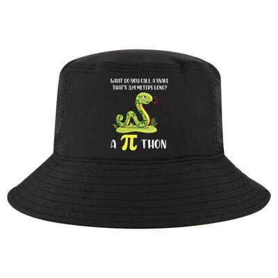 Funny Math Humor Celebrate Pi Day March 14 Python Pi Cute Gift Cool Comfort Performance Bucket Hat