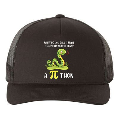 Funny Math Humor Celebrate Pi Day March 14 Python Pi Cute Gift Yupoong Adult 5-Panel Trucker Hat