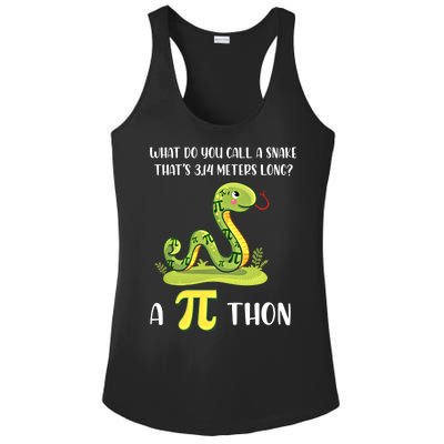 Funny Math Humor Celebrate Pi Day March 14 Python Pi Cute Gift Ladies PosiCharge Competitor Racerback Tank