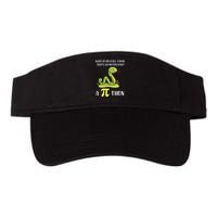 Funny Math Humor Celebrate Pi Day March 14 Python Pi Cute Gift Valucap Bio-Washed Visor