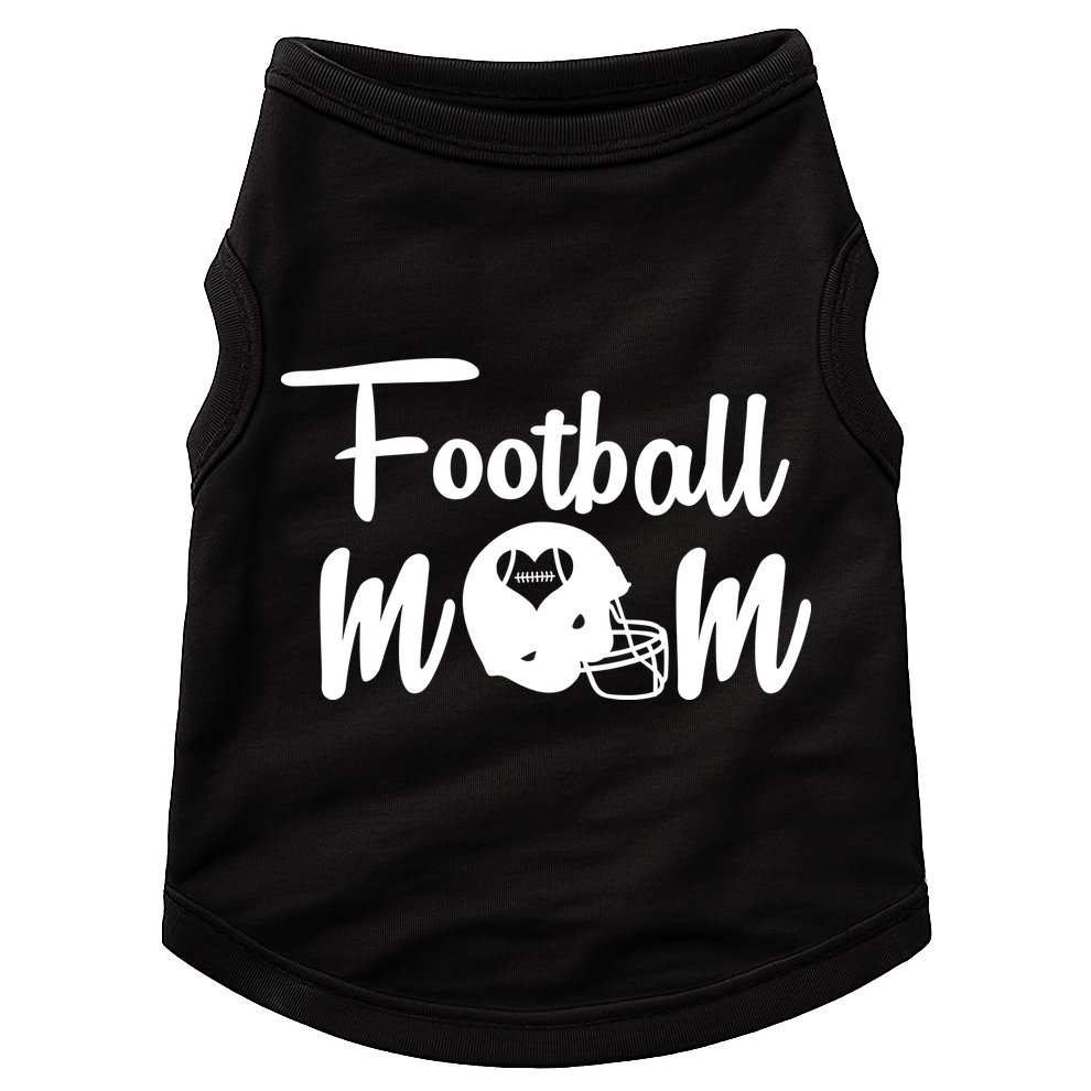Football Mom Heart Cute Helmet Doggie Tank