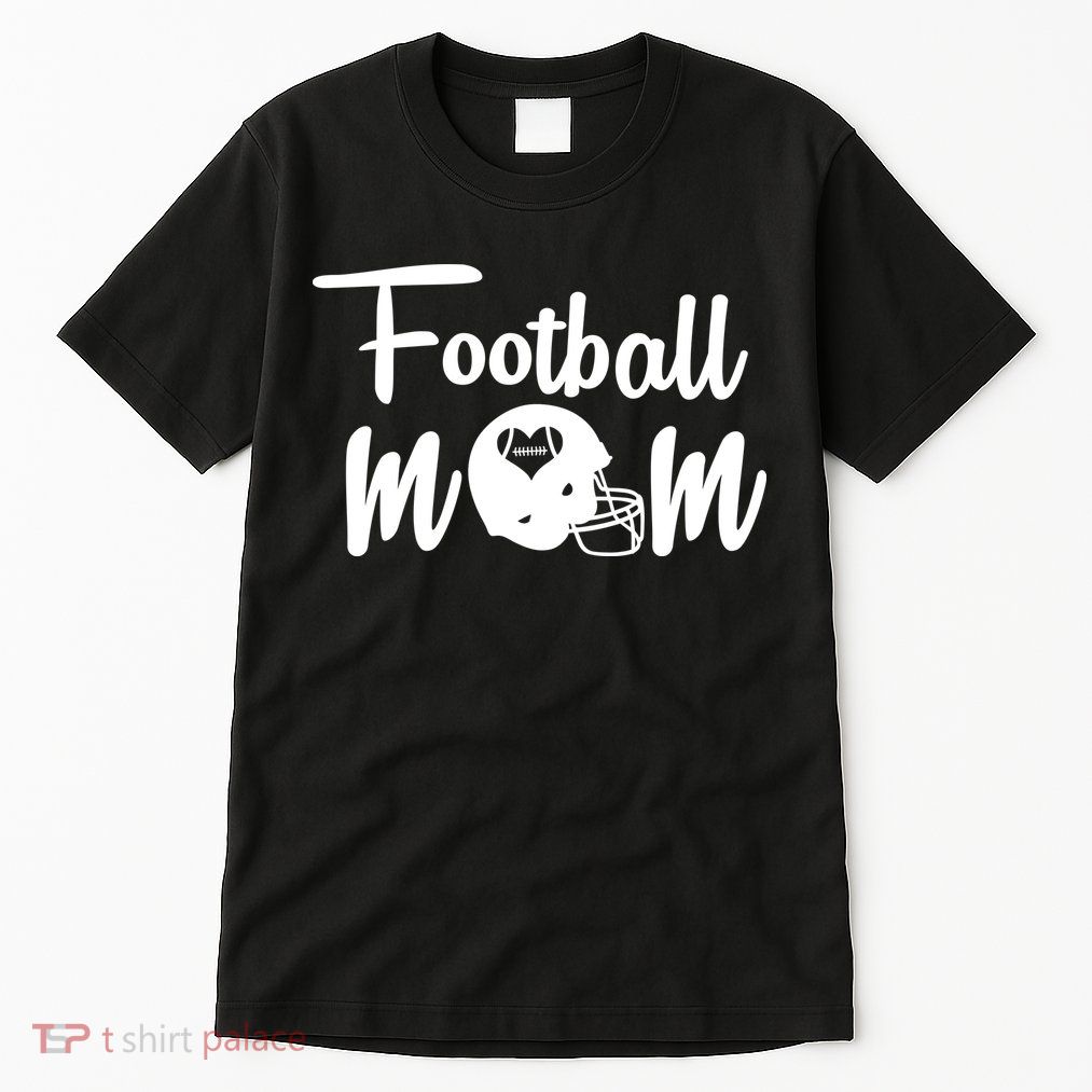 Football Mom Heart Cute Helmet Tall T-Shirt