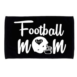 Football Mom Heart Cute Helmet Microfiber Hand Towel