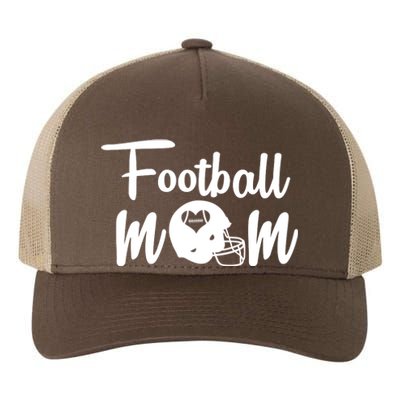 Football Mom Heart Cute Helmet Yupoong Adult 5-Panel Trucker Hat