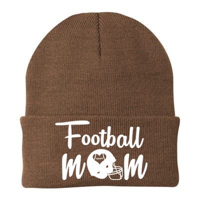 Football Mom Heart Cute Helmet Knit Cap Winter Beanie