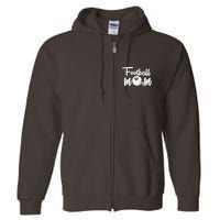 Football Mom Heart Cute Helmet Full Zip Hoodie