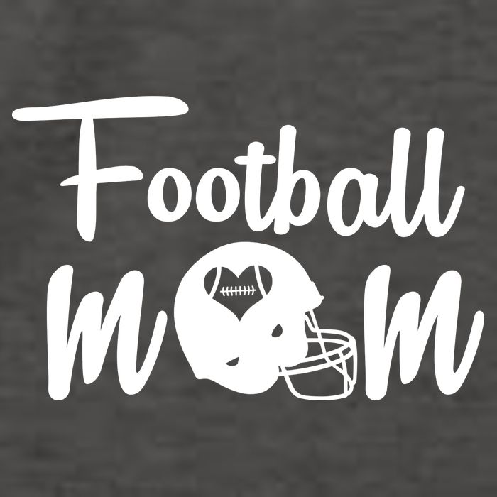 Football Mom Heart Cute Helmet Vector Backpack