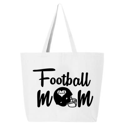 Football Mom Heart Cute Helmet 25L Jumbo Tote