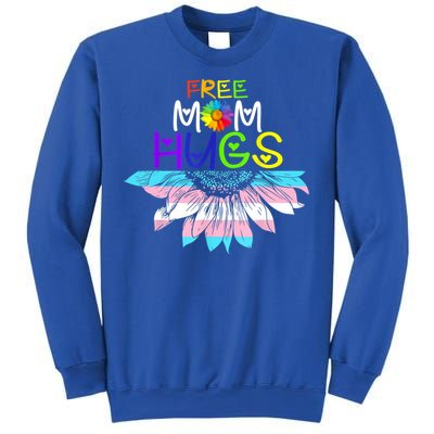 Free Mom Hugs Lgbt Lgbtq Pride Rainbow Sunflower Great Gift Sweatshirt