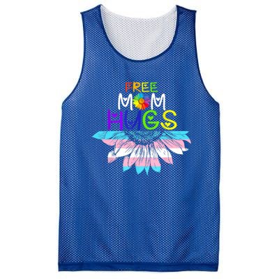 Free Mom Hugs Lgbt Lgbtq Pride Rainbow Sunflower Great Gift Mesh Reversible Basketball Jersey Tank